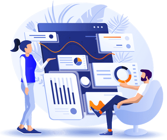 two-link-building-experts-analyzing-link-insertion-data